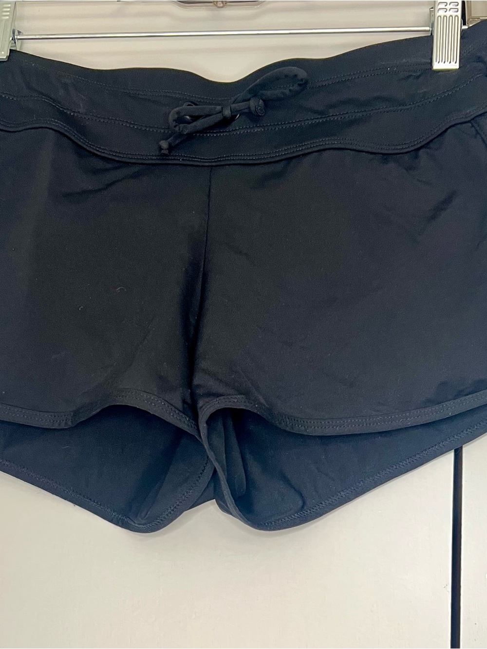 Athleta Black Athletic Drawstring Shorts
